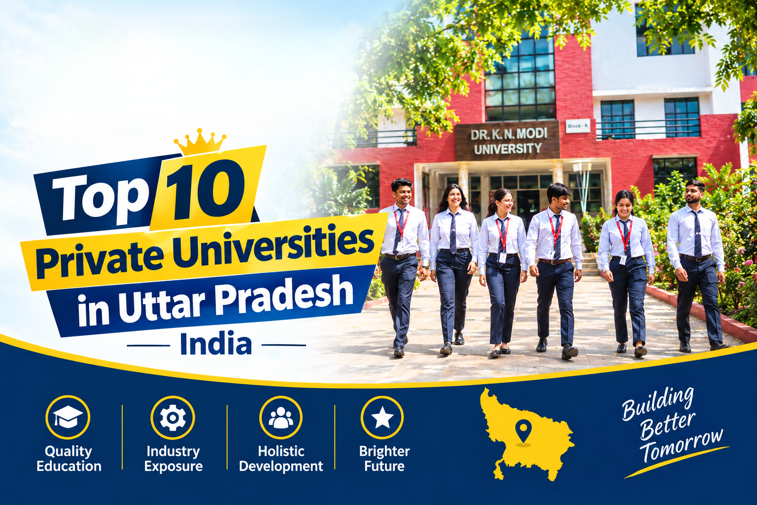 Top 10 Private Universities in Uttar Pradesh, India