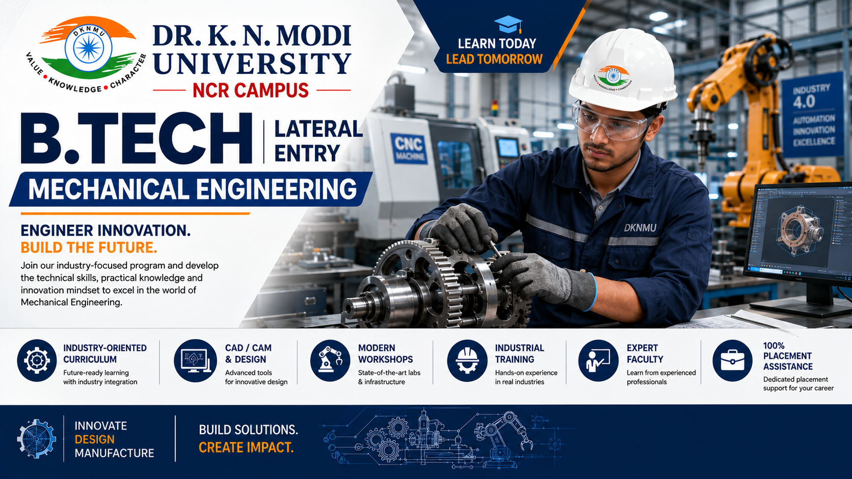 B.Tech Lateral Entry (Mechanical Engineering) 