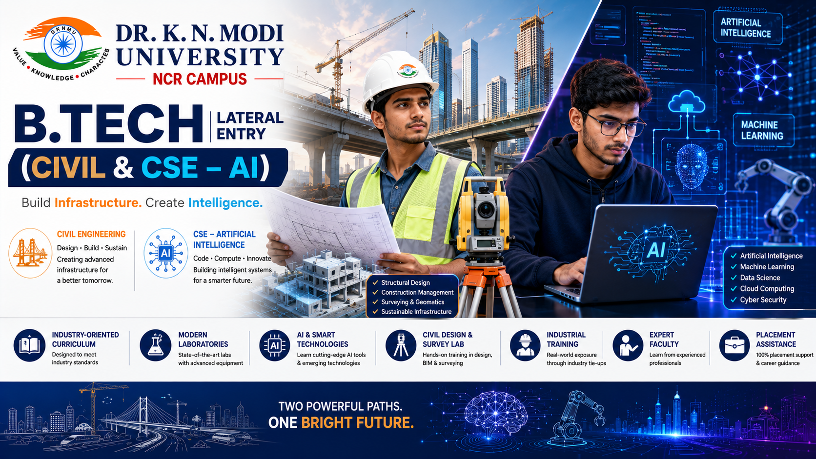 B.Tech Lateral Entry (Civil & CSE – AI)