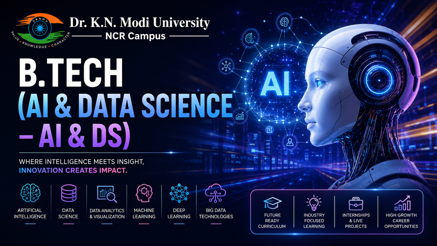 B.Tech (AI & Data Science – AI & DS)