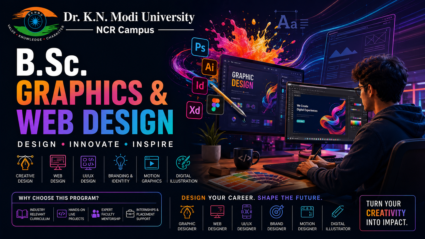 B.Sc. Graphics & Web Design
