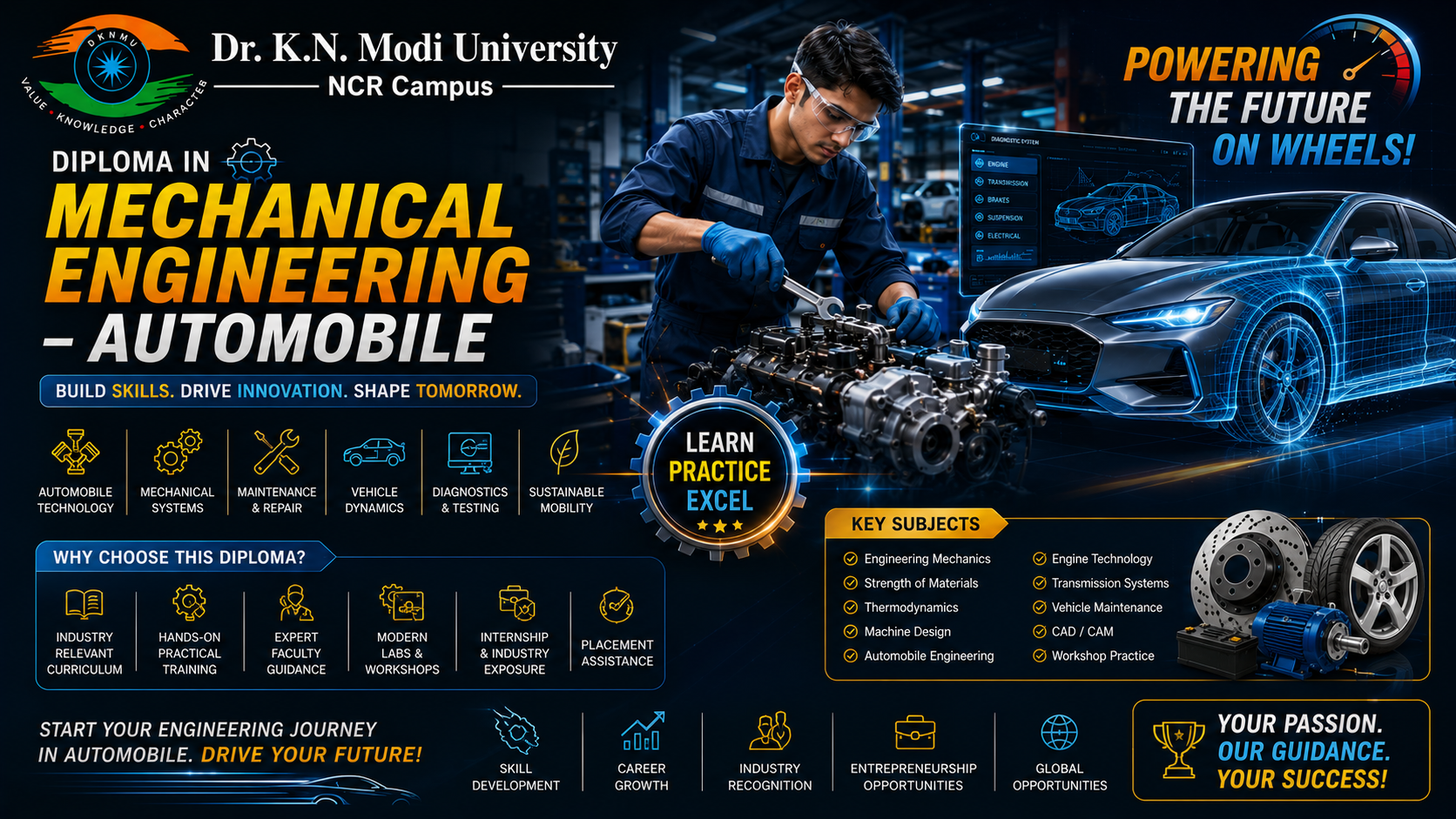 Diploma in Mechanical Engineering – Automobile