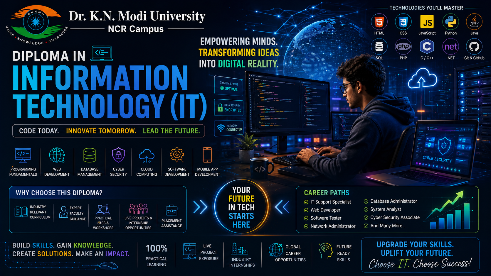 Diploma in Information Technology (IT)