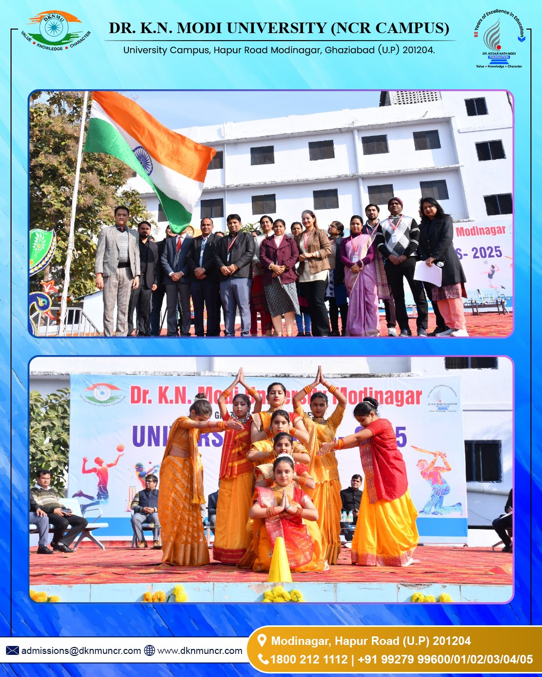 Glimpses of DKNMU Sports Meet 2025!