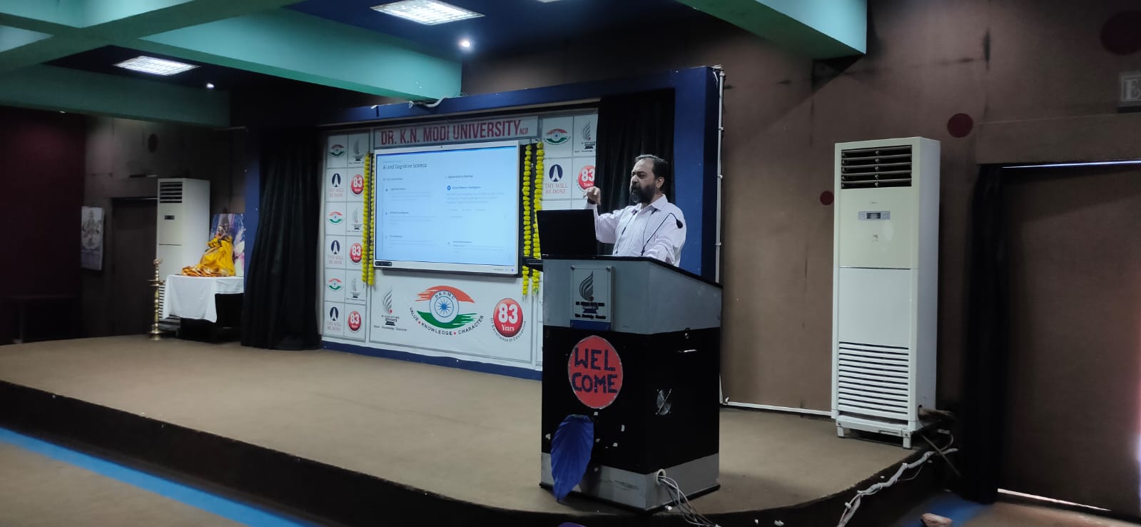 A Guest Lecture on “AI and its Frontiers” will be delivered by Prof. (Dr.) Shishir Rastogi.